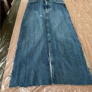 Zara Blue Denim Skirt